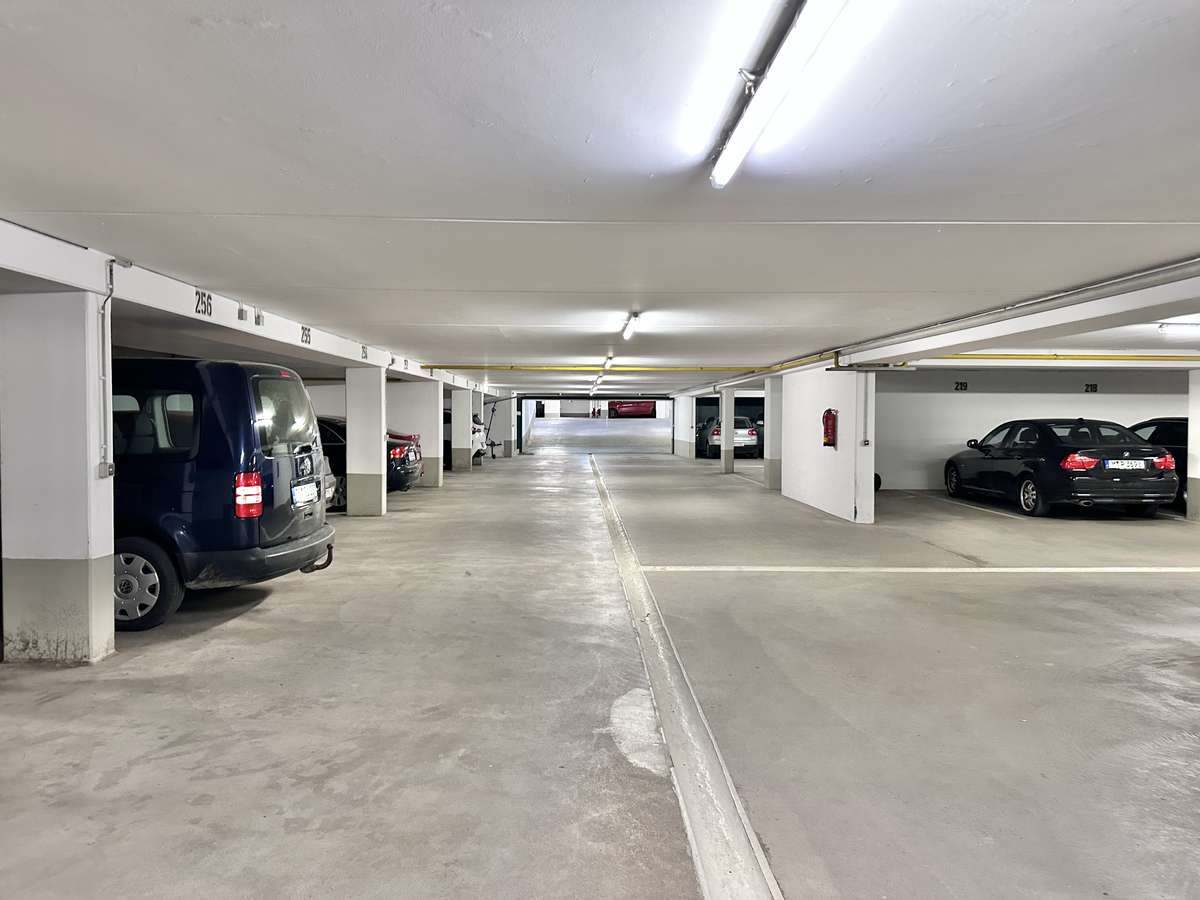 Tiefgaragenstellplatz TRAUMHAFTE 3-Zi. Dachterrassenwohnung “AM Weiher” in USH