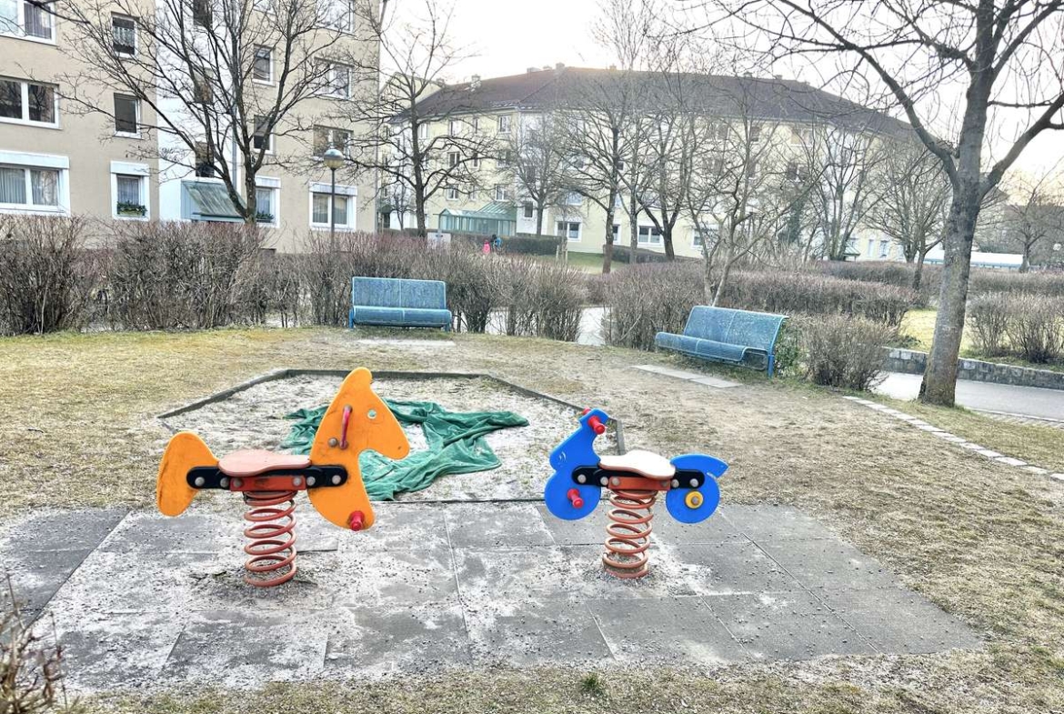 “Ruhig & grün” 3-Zi. Whg. in parkähnlicher Anlage – mit großem Süd Balkon/Nh. S1