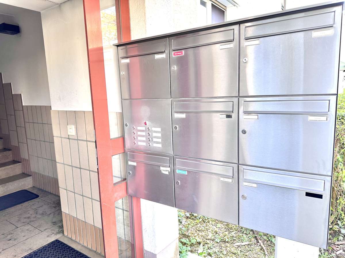 neue Briefkastenanlage “Ruhig & grün” 3-Zi. Whg. in parkähnlicher Anlage – mit großem Süd Balkon/Nh. S1