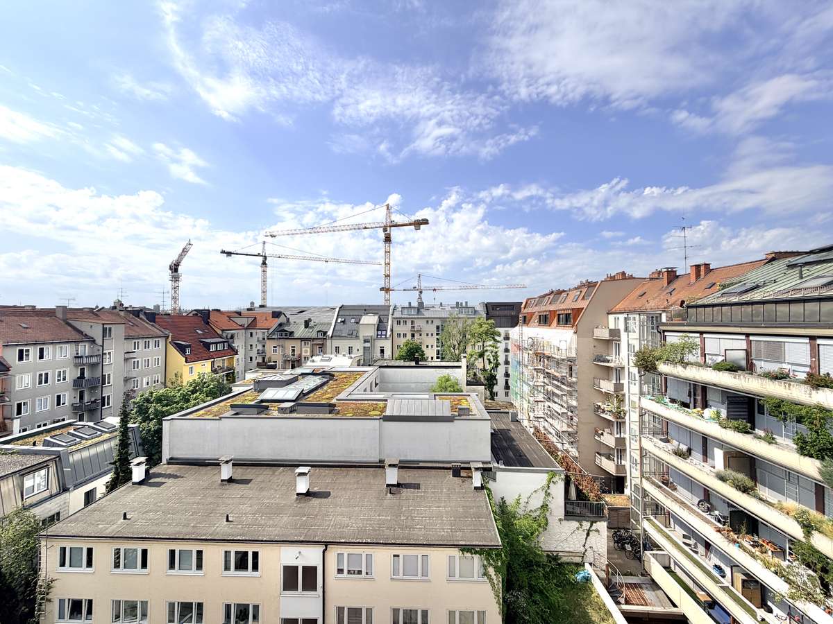 Sonnige 1-Zi.-DACHTERRASSENWHG. in TOP-Lage Schwabing / Maxvorstadt