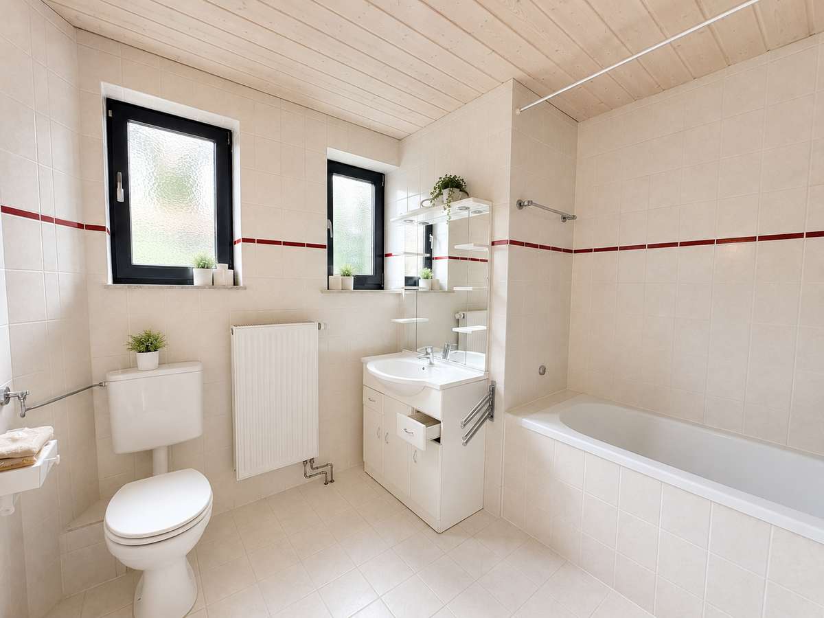 Badezimmer Ihr neues Familienzuhause – 3 Zi. Whg. mit Garten zum Wohlfühlen