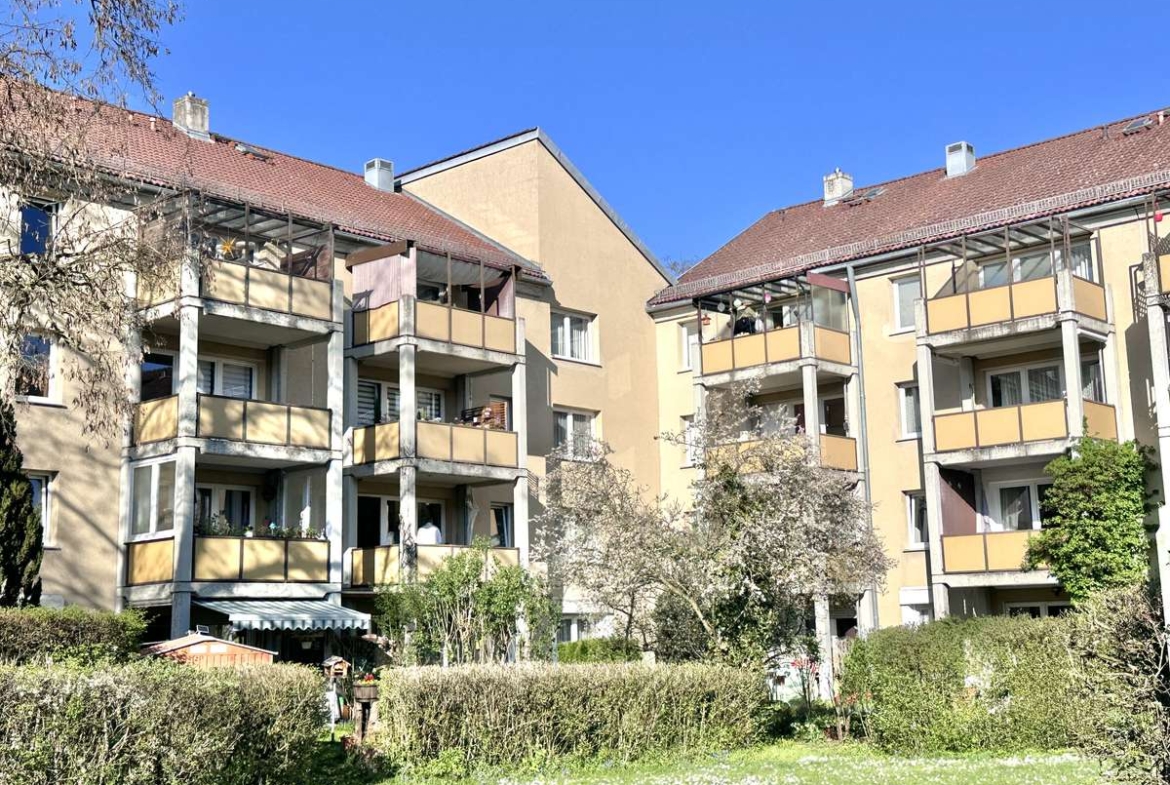 “Ruhig & grün” 3-Zi. Whg. in parkähnlicher Anlage – mit großem Süd Balkon/Nh. S1