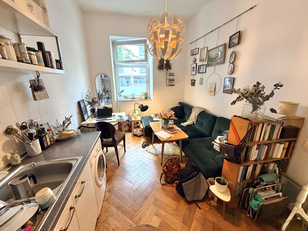 Küche Ruhige und sonnige 1,5-Zi.-Altbauwhg. im Herzen vom Westend