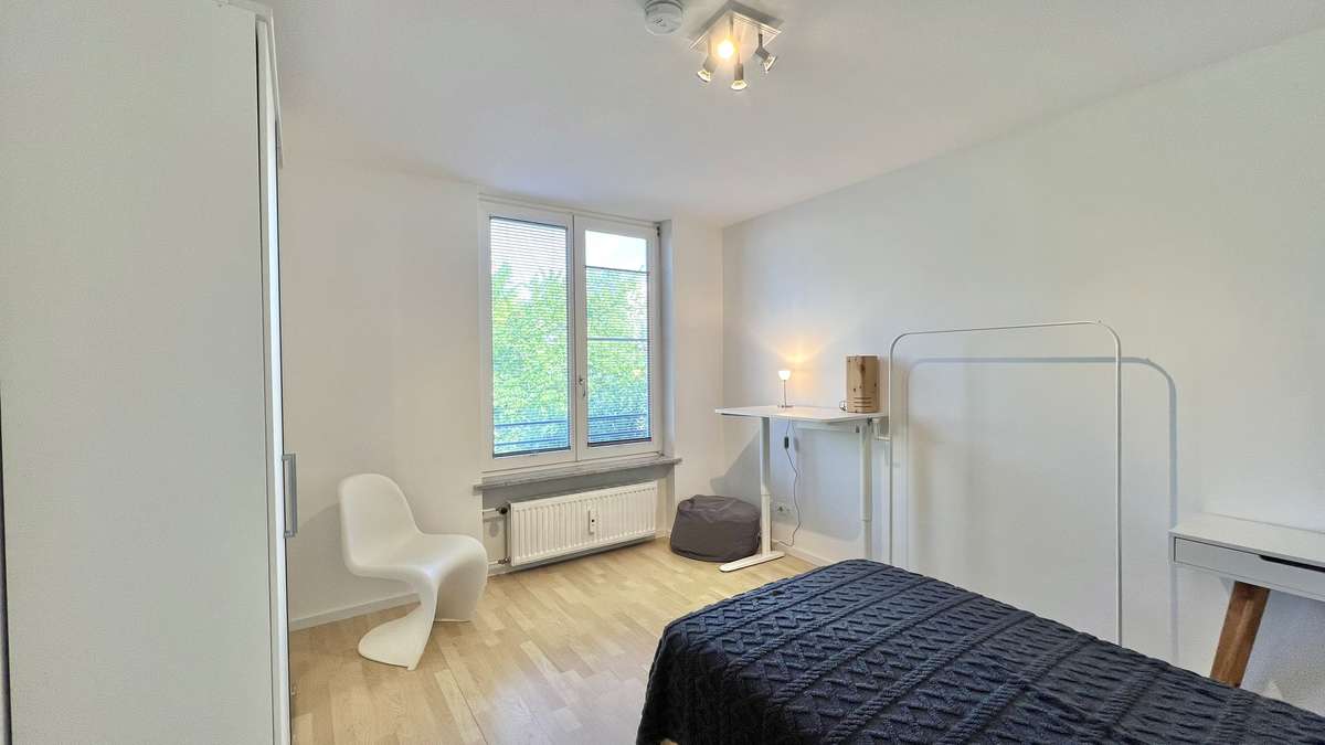 Schlafzimmer 2-Zi.-Whg. mit Westbalkon – Helles Zuhause in attraktiver Lage