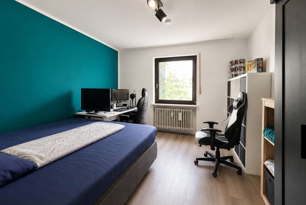 3-Zi.-Whg. mit Süd-Ost-Balkon für kleine Familien in Eching
