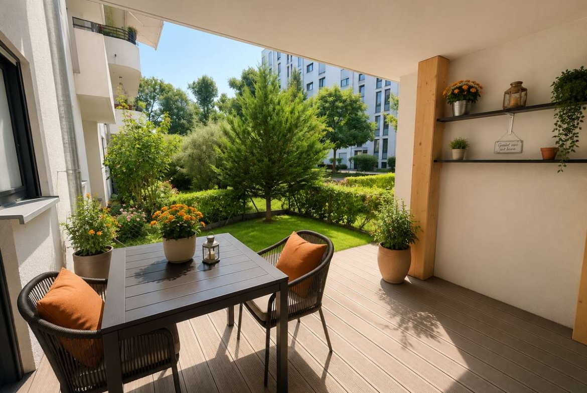 Modernes Wohnglück für die ganze Familie – Neuwertige 4-Zi.-GARTENwhg. mit zwei Bädern & TG