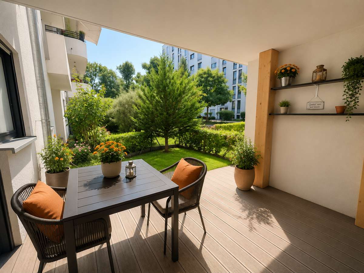 Modernes Wohnglück für die ganze Familie – Neuwertige 4-Zi.-GARTENwhg. mit zwei Bädern & TG