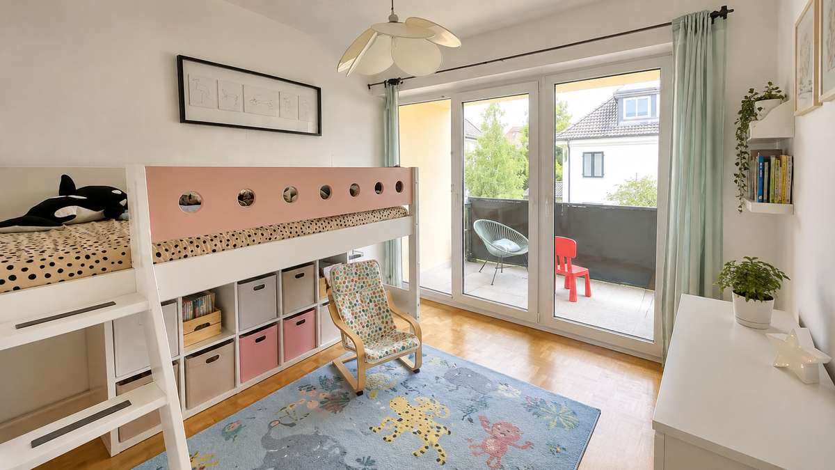 Kinderzimmer 1 Großzügige 4-Zi. Whg. mit zwei Balkonen in ruhiger Lage von Harlaching