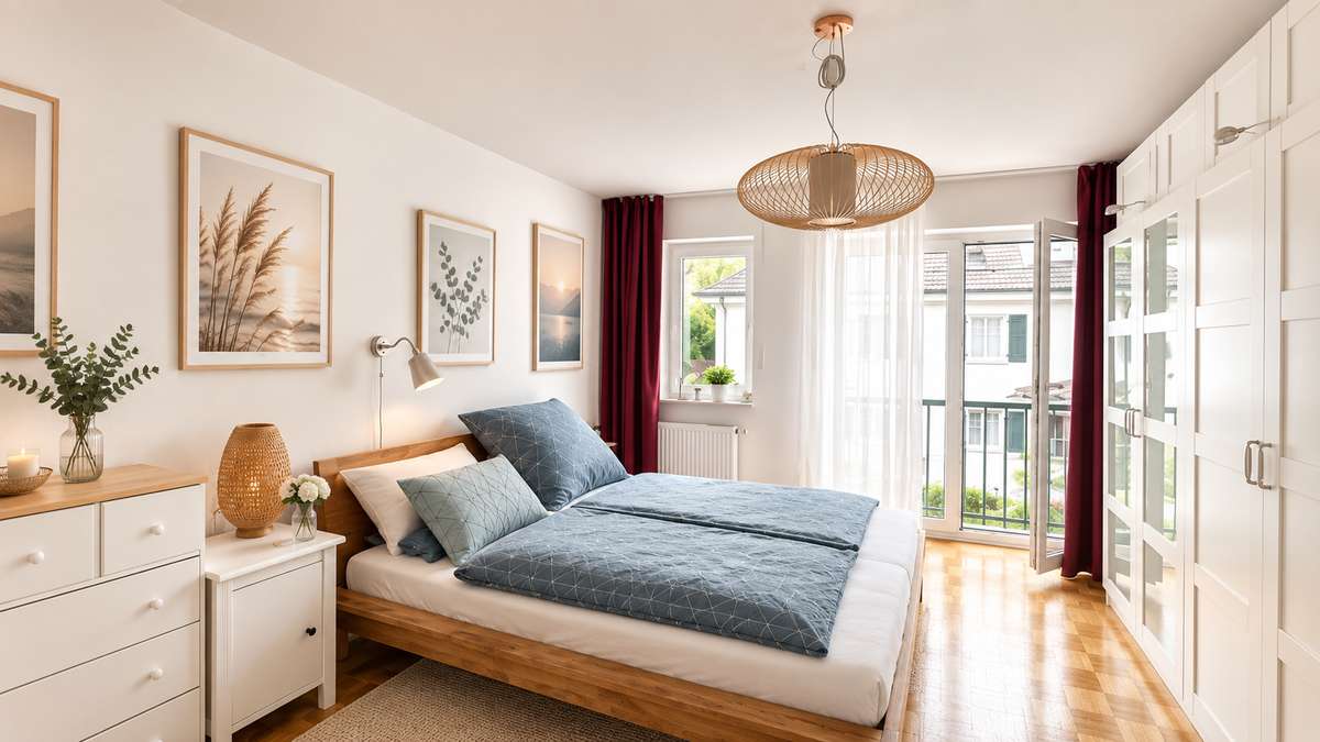Schlafzimmer Großzügige 4-Zi. Whg. mit zwei Balkonen in ruhiger Lage von Harlaching