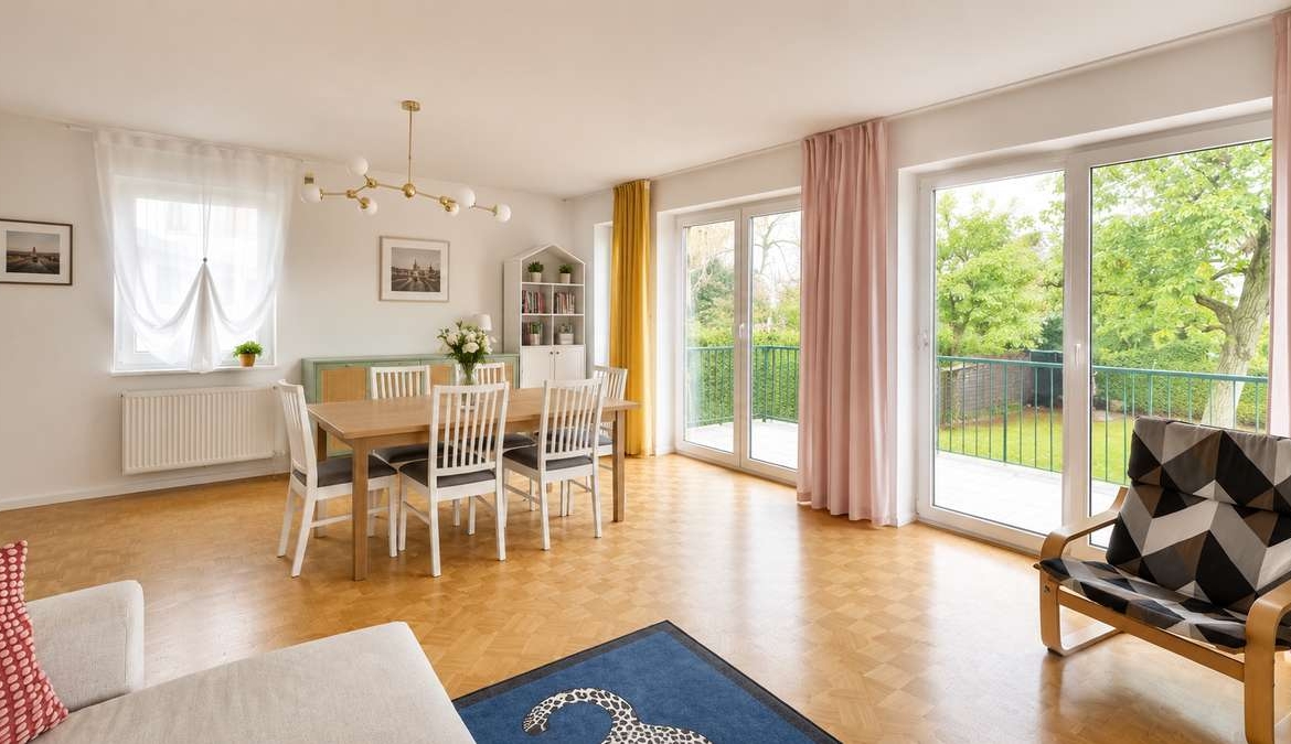 Großzügige 4-Zi. Whg.  mit zwei Balkonen in ruhiger Lage von Harlaching