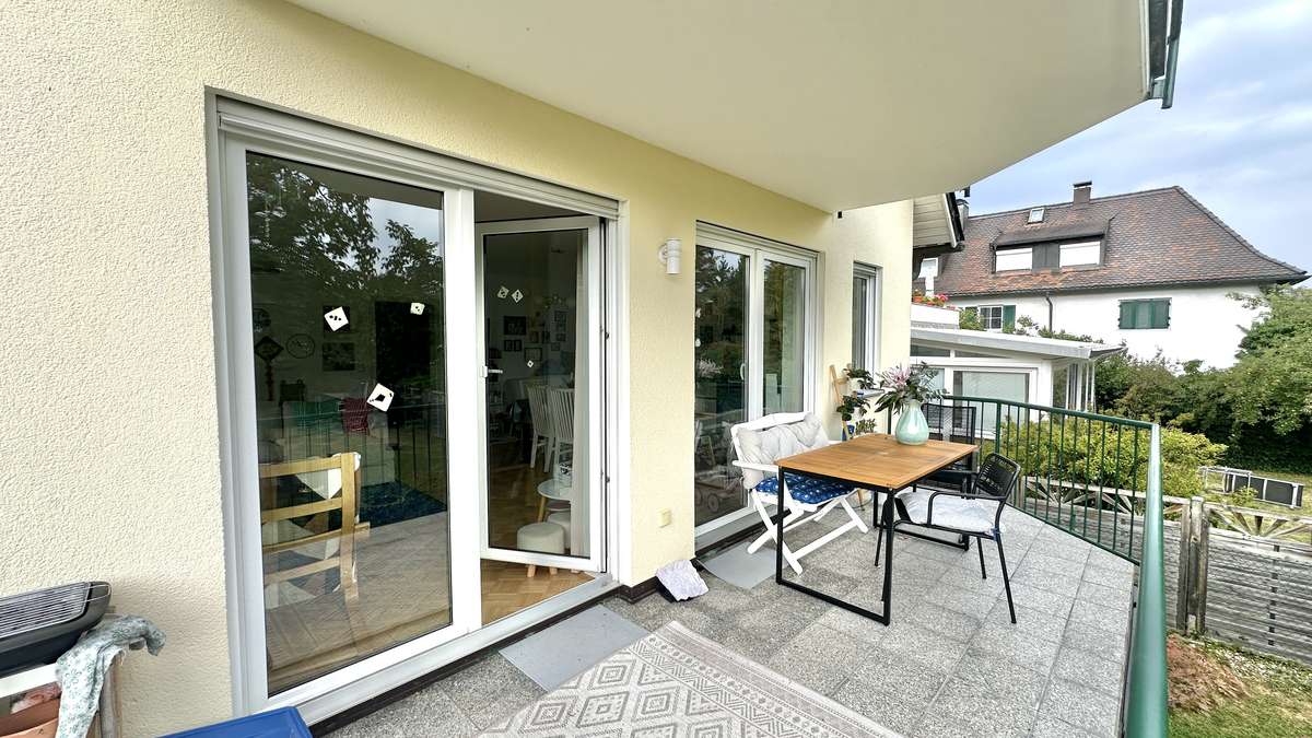 Balkon Großzügige 4-Zi. Whg. mit zwei Balkonen in ruhiger Lage von Harlaching