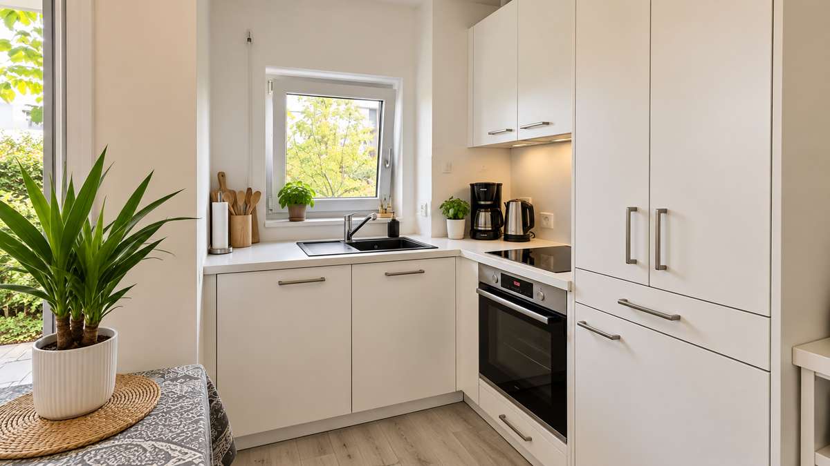 Wohnen/Schlafen/Essen Top Kapitalanlage – KfW-55-Apartment mit Garten & großer Ostterrasse