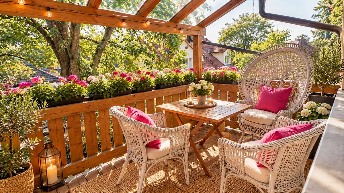 Wohnen im kleinen Haus: RUHIGE 3 Zi. Whg. mit großem Südost Balkon / Nh. S1