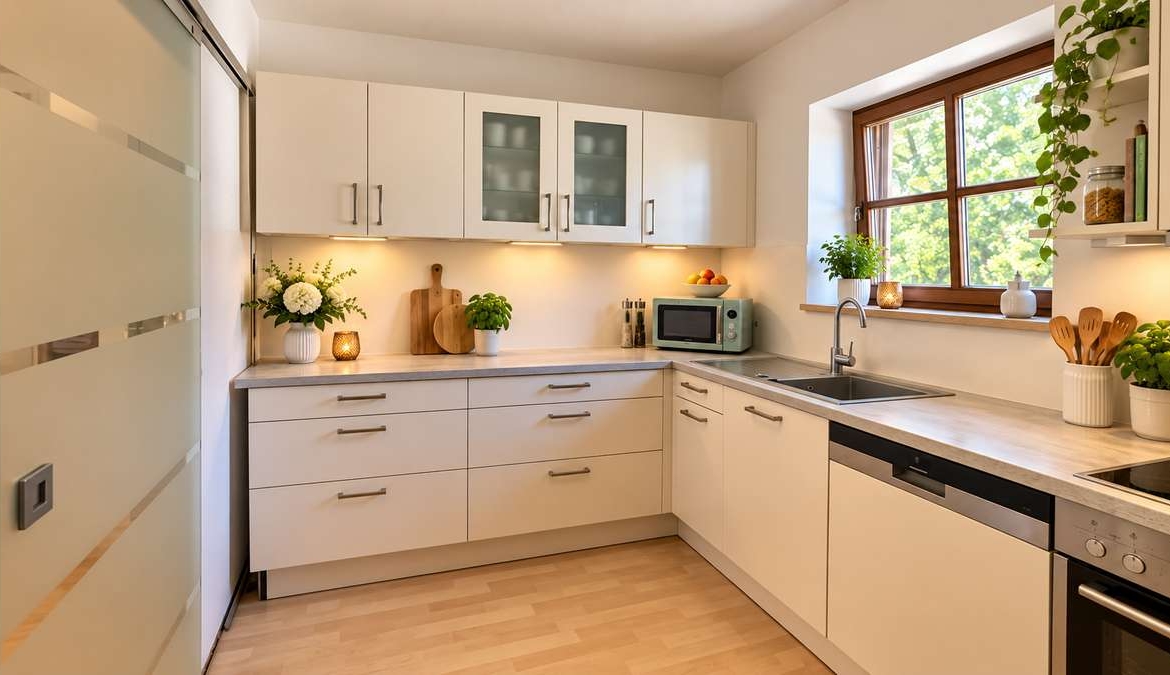 Wohnen im kleinen Haus: RUHIGE 3 Zi. Whg. mit großem Südost Balkon / Nh. S1