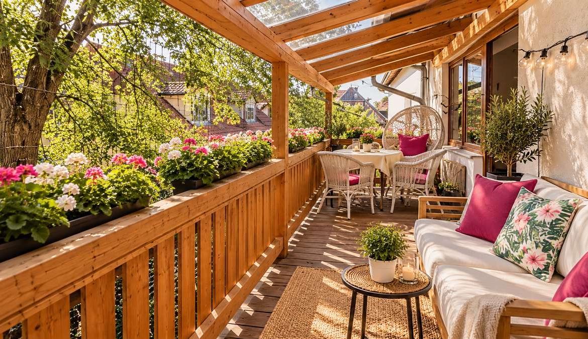 Wohnen im kleinen Haus: RUHIGE 3 Zi. Whg. mit großem Südost Balkon / Nh. S1