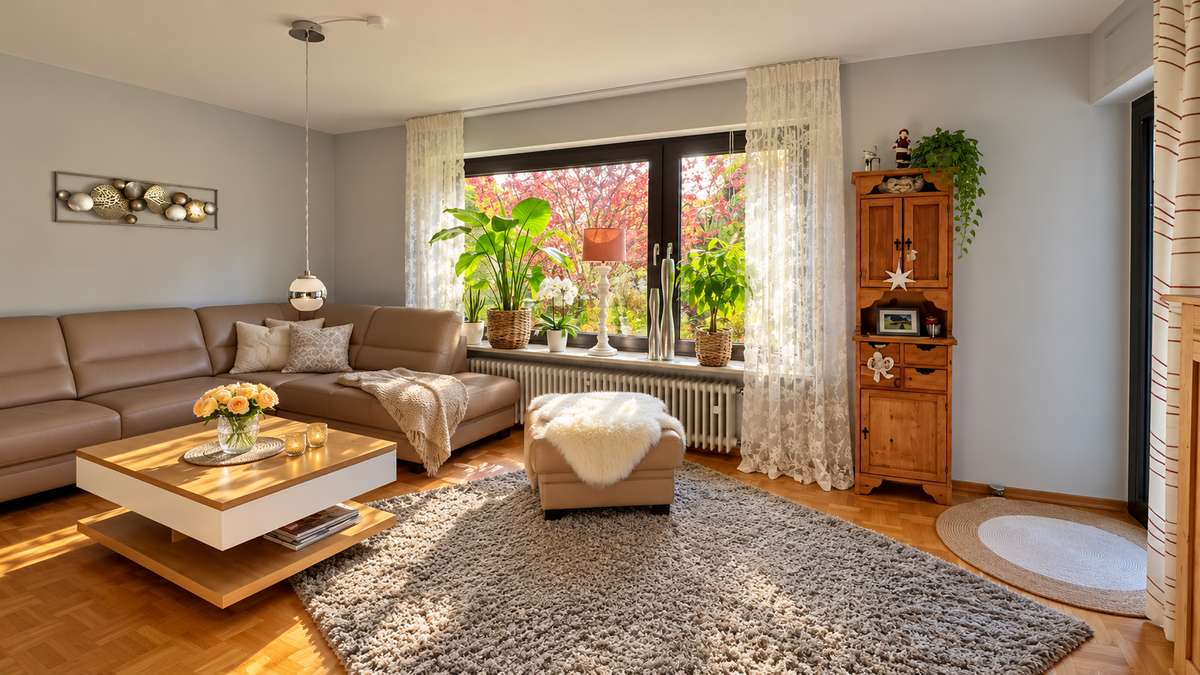 Wohnzimmer (EG) Goldbach ruft!! Charmantes 2-Familienhaus mit schönem Grundstück und vielen Möglichkeiten