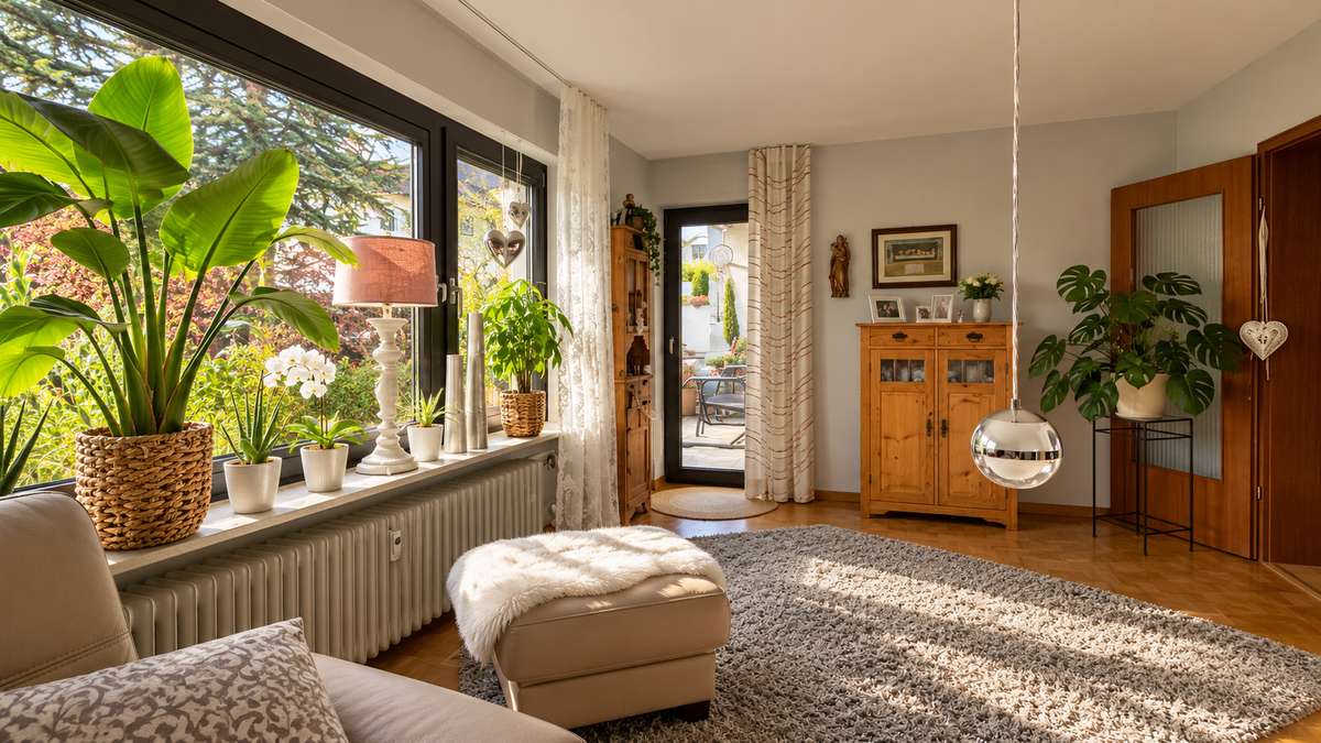 Wohnzimmer (EG) Goldbach ruft!! Charmantes 2-Familienhaus mit schönem Grundstück und vielen Möglichkeiten