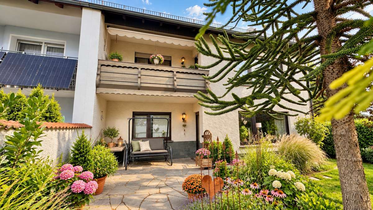 Hausansicht Goldbach ruft!! Charmantes 2-Familienhaus mit schönem Grundstück und vielen Möglichkeiten